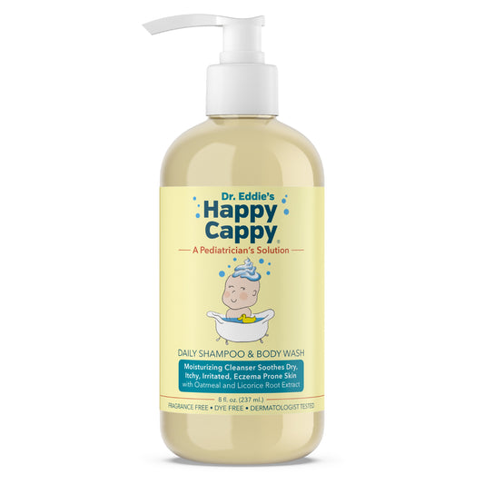 Happy Cappy Dr. Eddie's shampoo y gel de baño uso diario